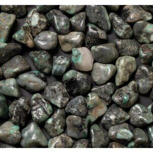 50g Tumbled Emerald Gemstone Crystals Natural Gem Metaphysical Rock Specimens